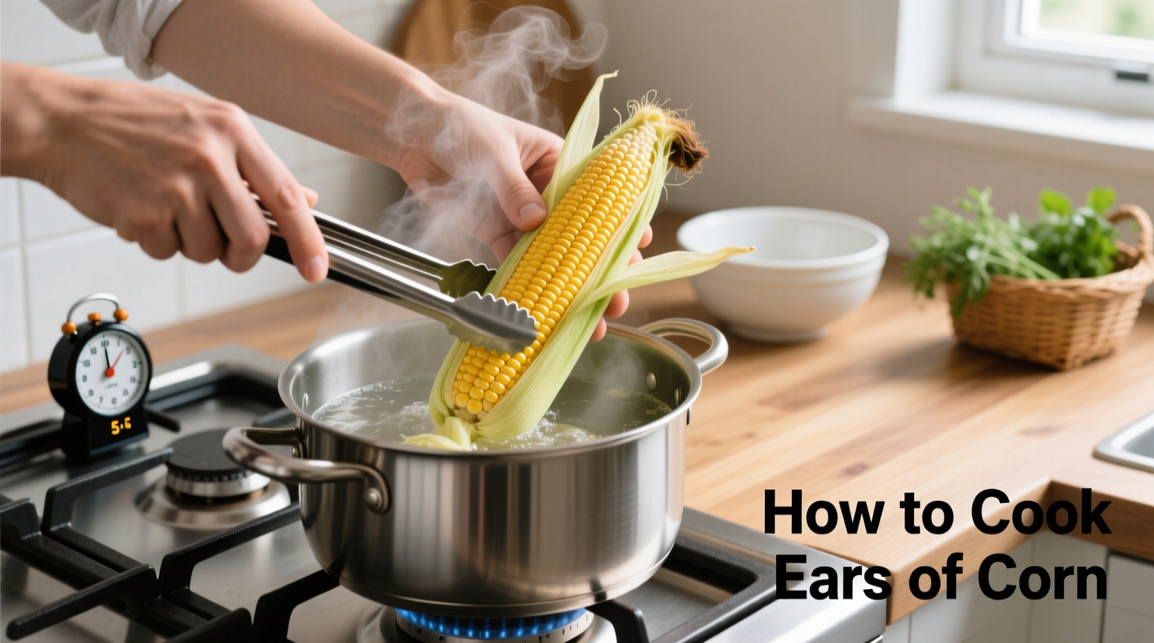 how to cook ears of corn