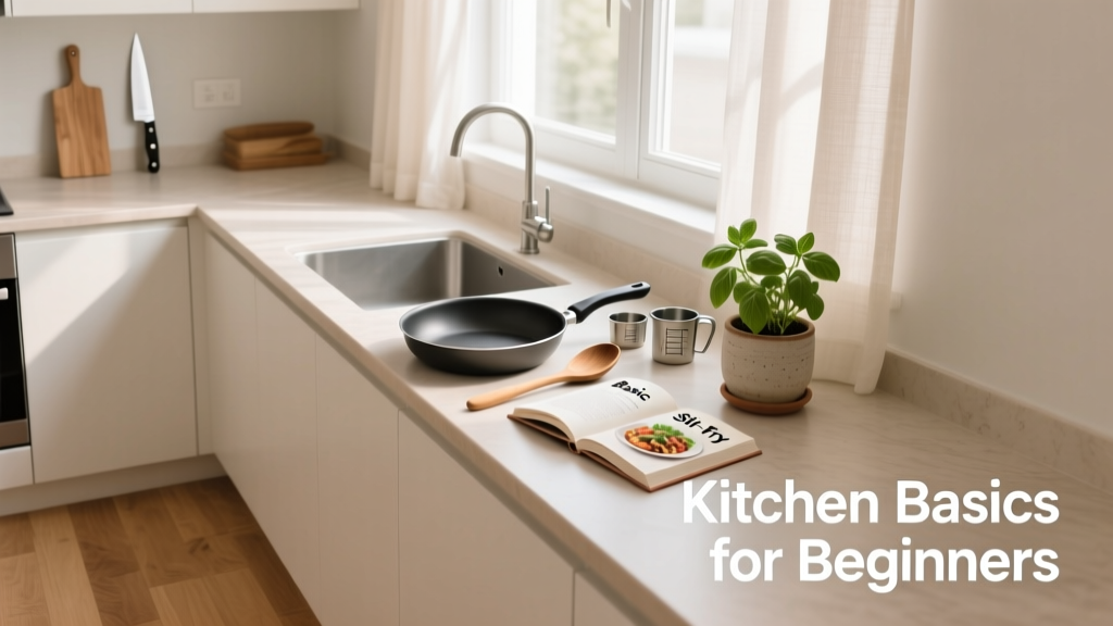 Kitchen For Beginners: Practical Setup, Smart Layouts, and Essential Gear for Your First Real Kitchen