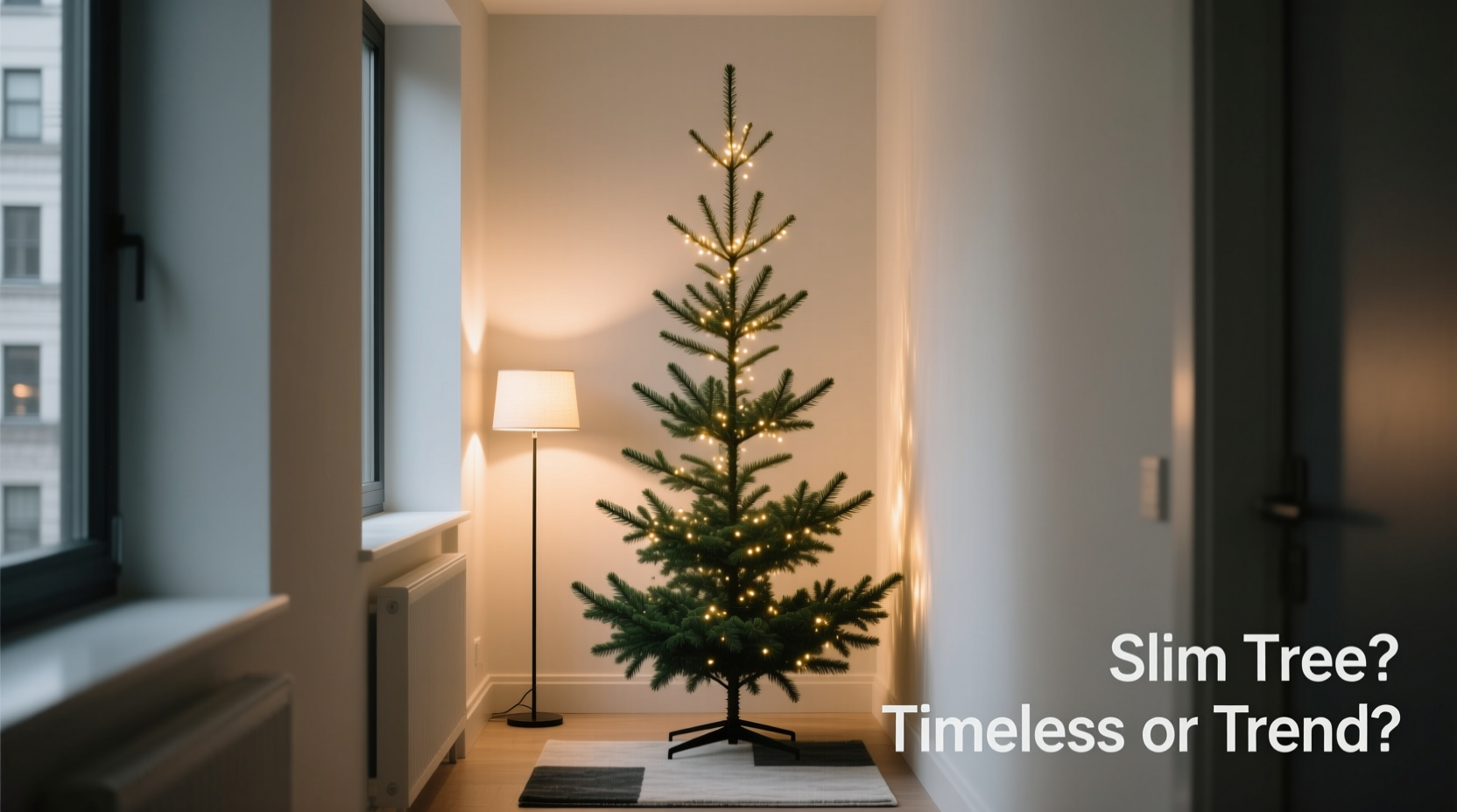 is a slim christmas tree better for narrow spaces or just a passing fad