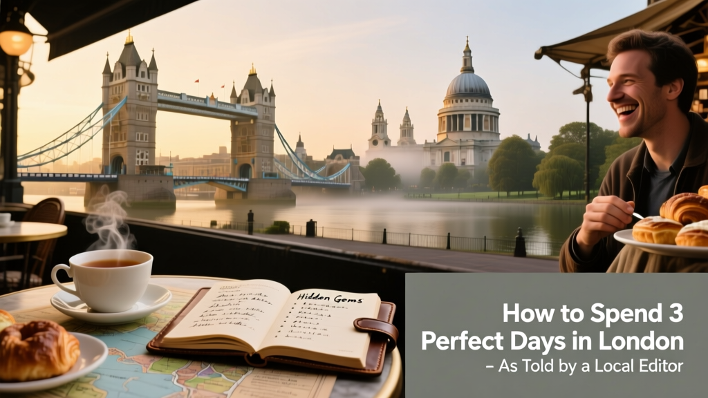 How To Spend Three Perfect Days In London According To A Local Editor