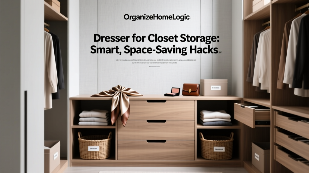 Dresser for Closet Storage: Smart, Space-Saving Hacks