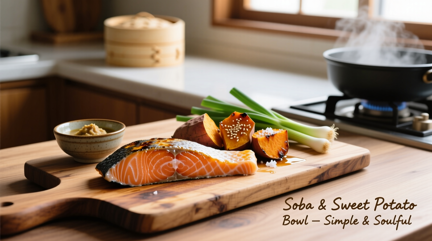 Perfect Baked Salmon with Roasted Sweet Potatoes Recipe