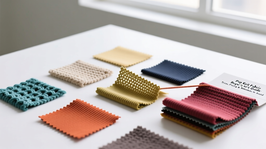 Pop Knit Fabric Buyer’s Guide: Types, Pricing & Mistakes to Avoid