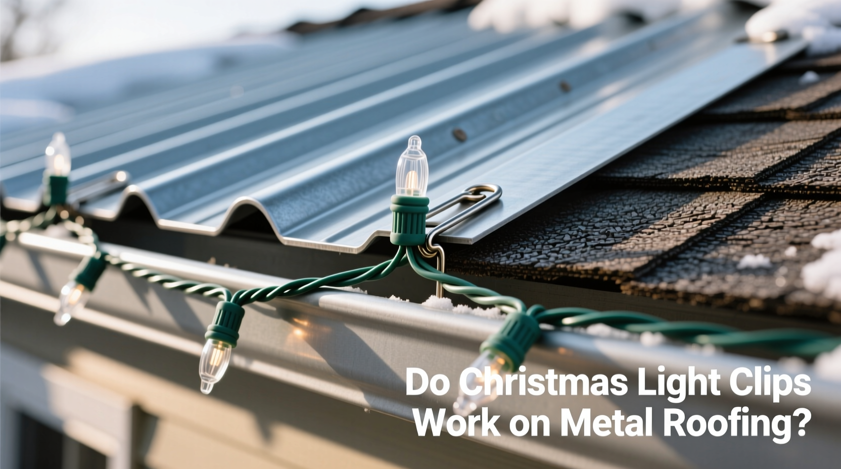 do christmas light clips work on metal roofing or only shingles