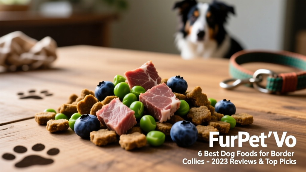 Close-up of FurPetVo Core kibble with visible pieces of lamb, peas, and dried blueberries