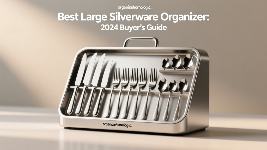 Best Large Silverware Organizer: 2024 Buyer's Guide