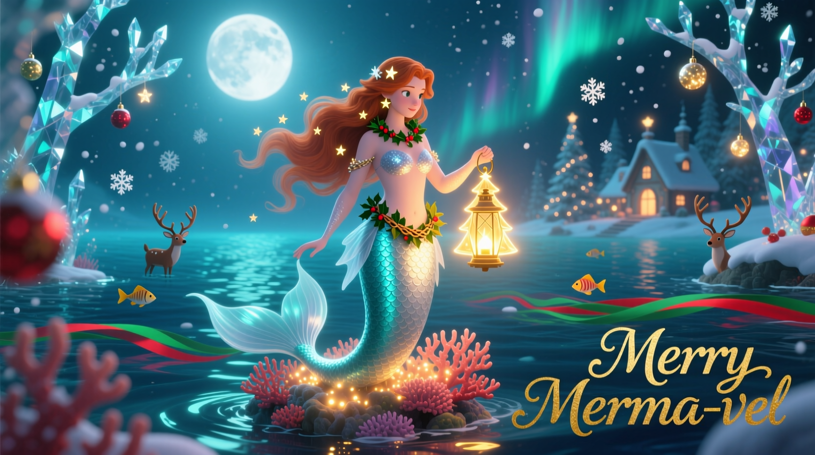 a mermaid for christmas