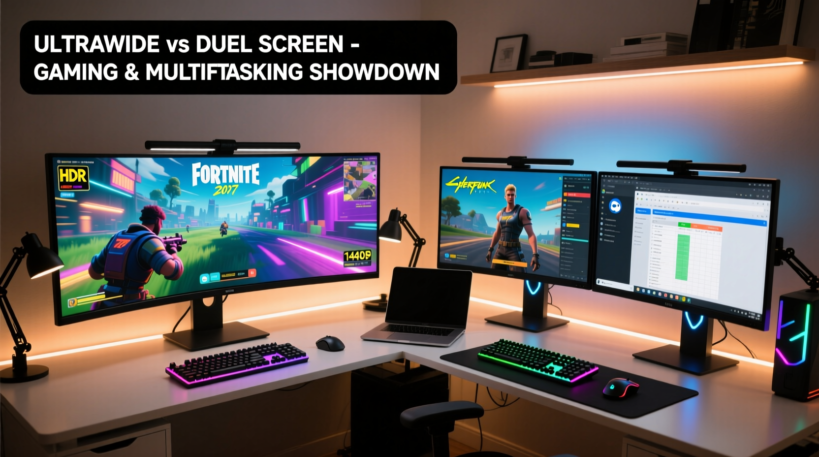 ultrawide monitor vs dual screens for gaming and multitasking which wins