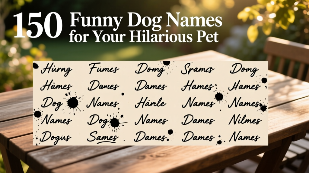 150 Funny Dog Names for Your Hilarious Pet