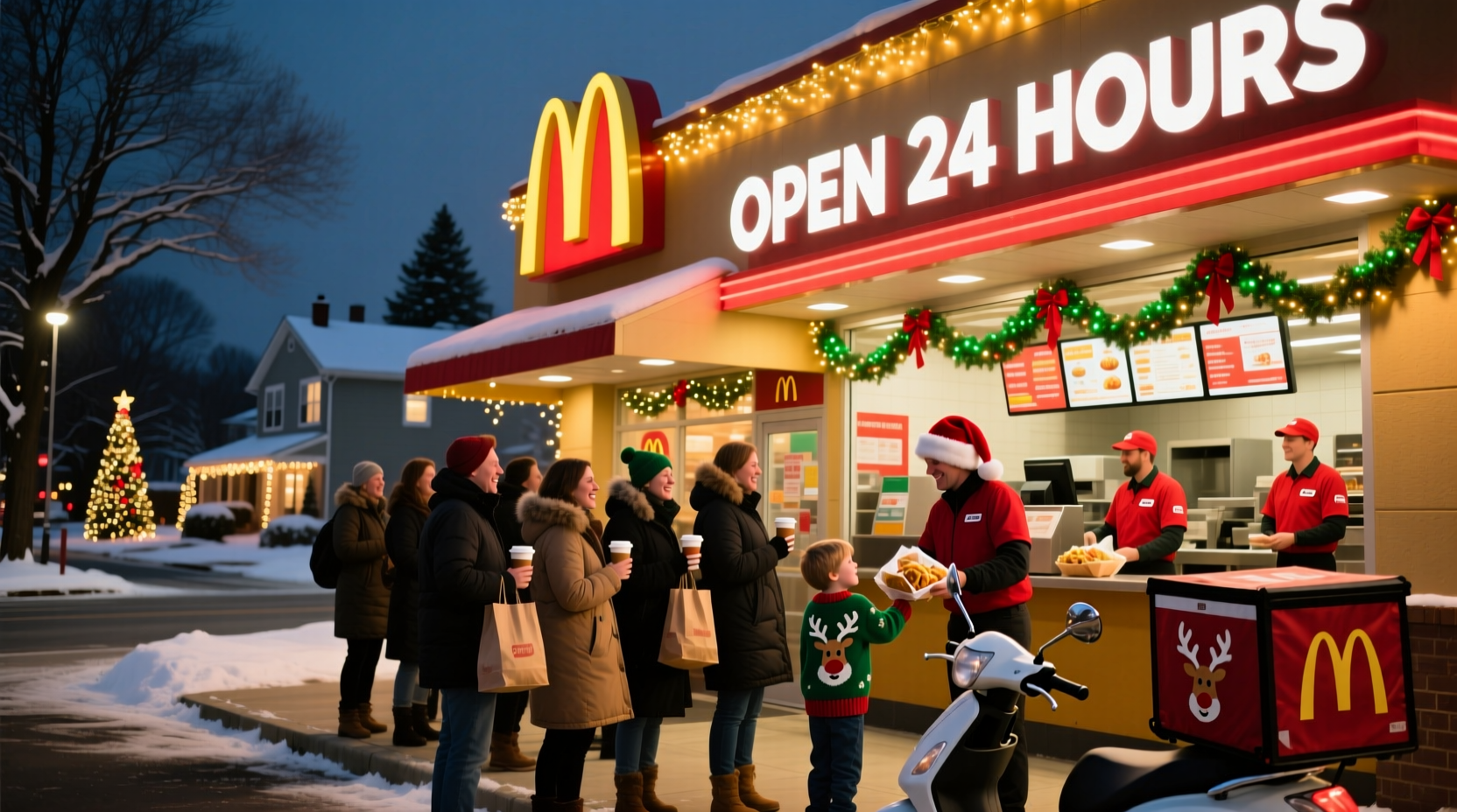 what fast food places are open on christmas day