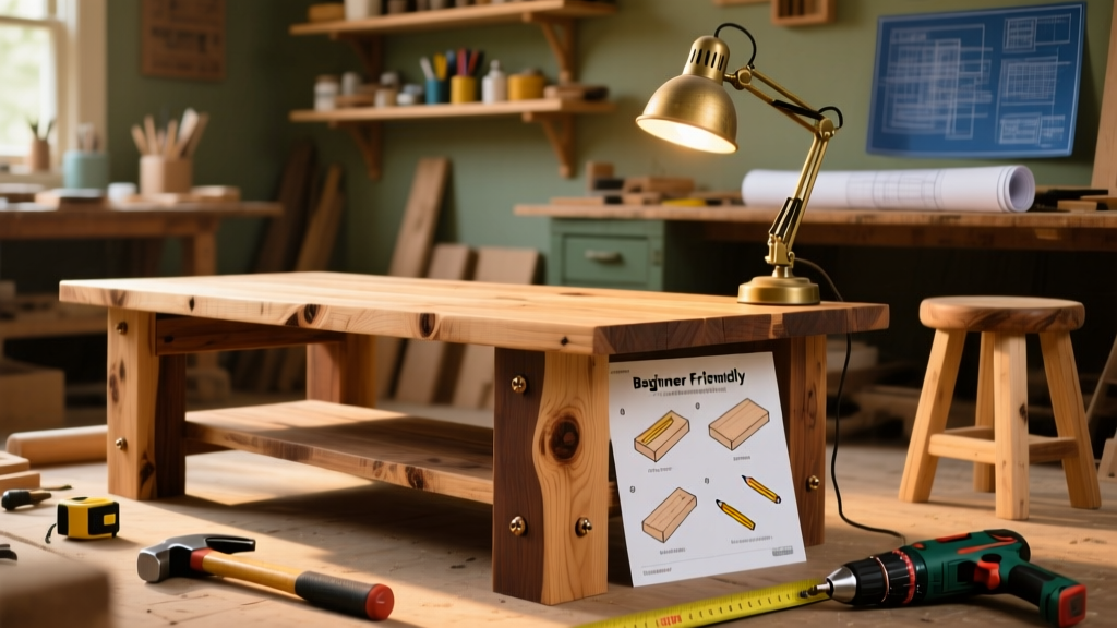 DIY Rustic Pine Coffee Table for Beginners
