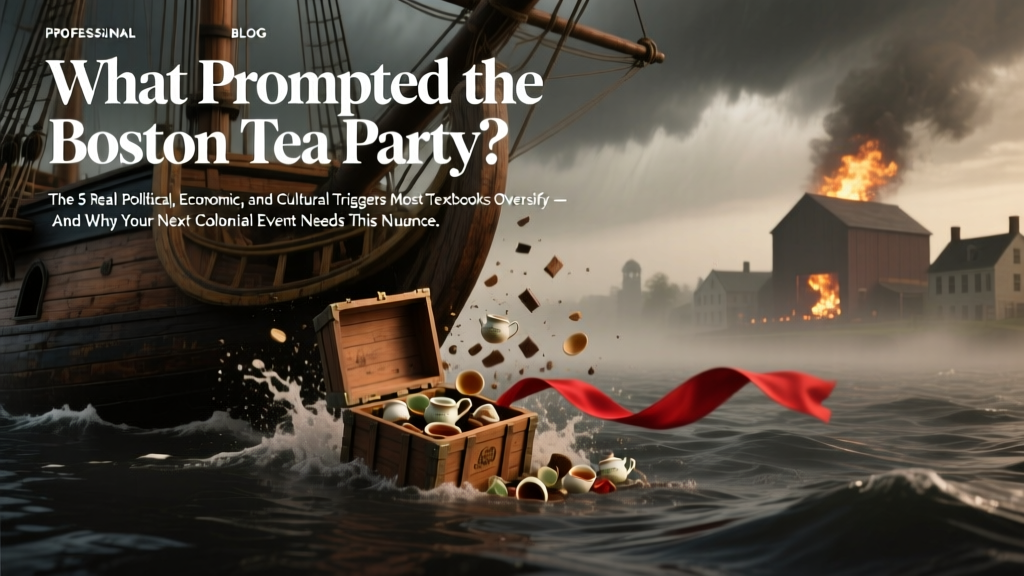 Boston Tea Party Causes: 5 Real Triggers (2026)