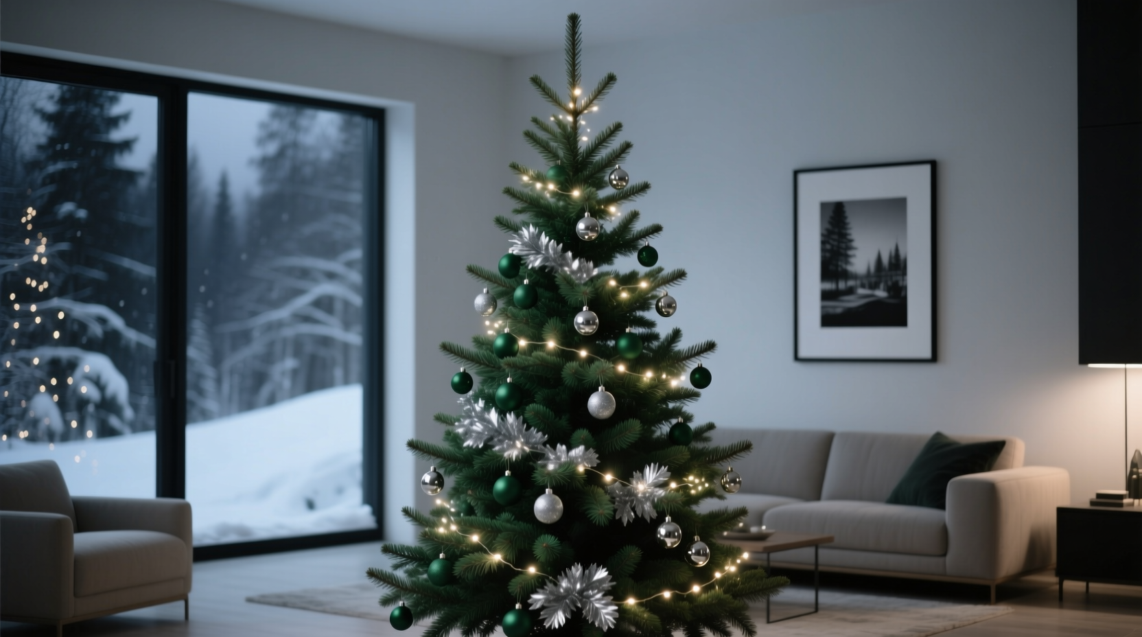 why are some people switching to monochromatic christmas tree themes