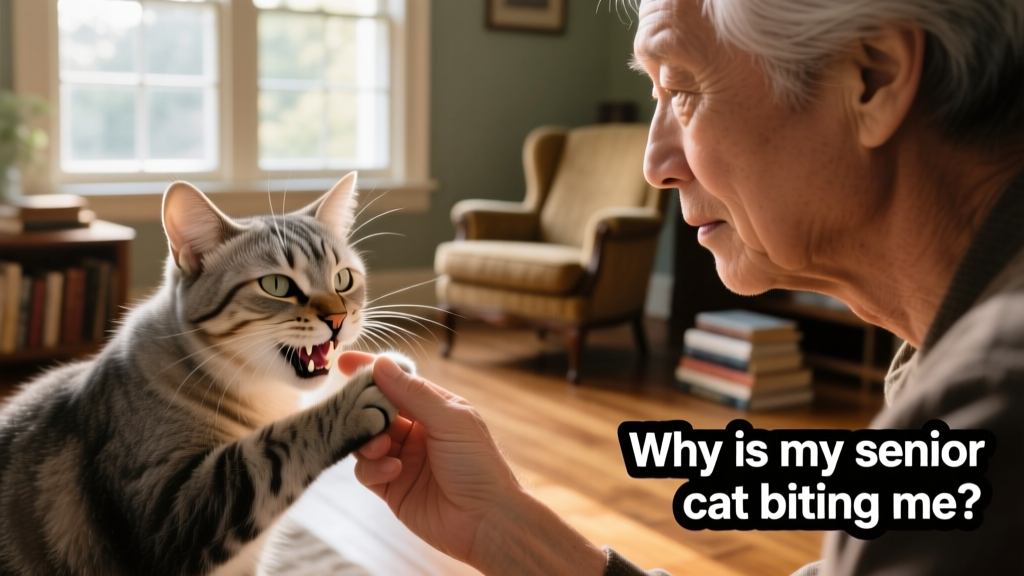 Why Is My Senior Cat Biting Me?