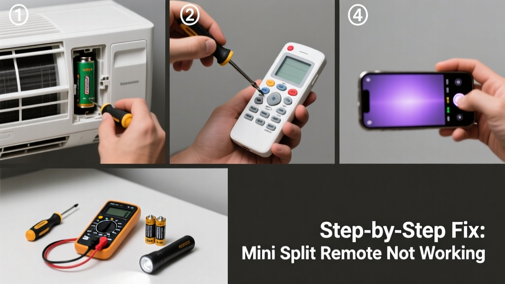 Fix Mini Split Remote Not Working: Step-by-Step Guide