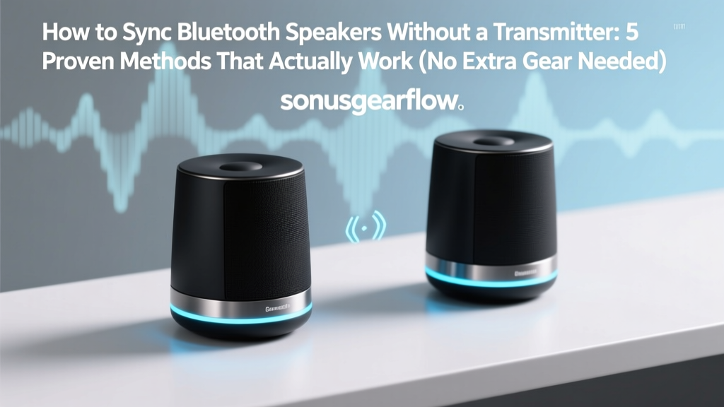 Sync Bluetooth Speakers Without Transmitter (2026)