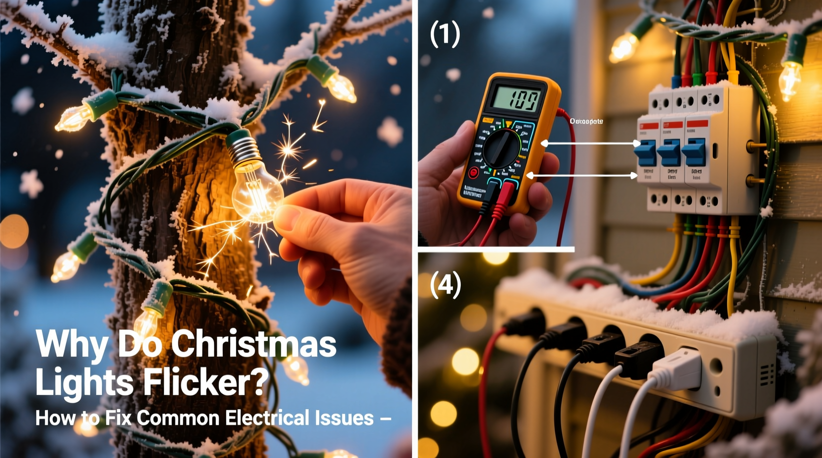 why do my christmas lights flicker and how to fix common electrical issues
