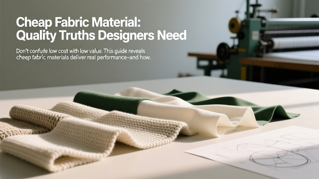 Cheap Fabric Material: Quality Truths Designers Need