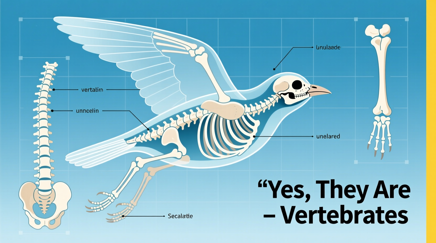 are birds vertebrates or invertebrates