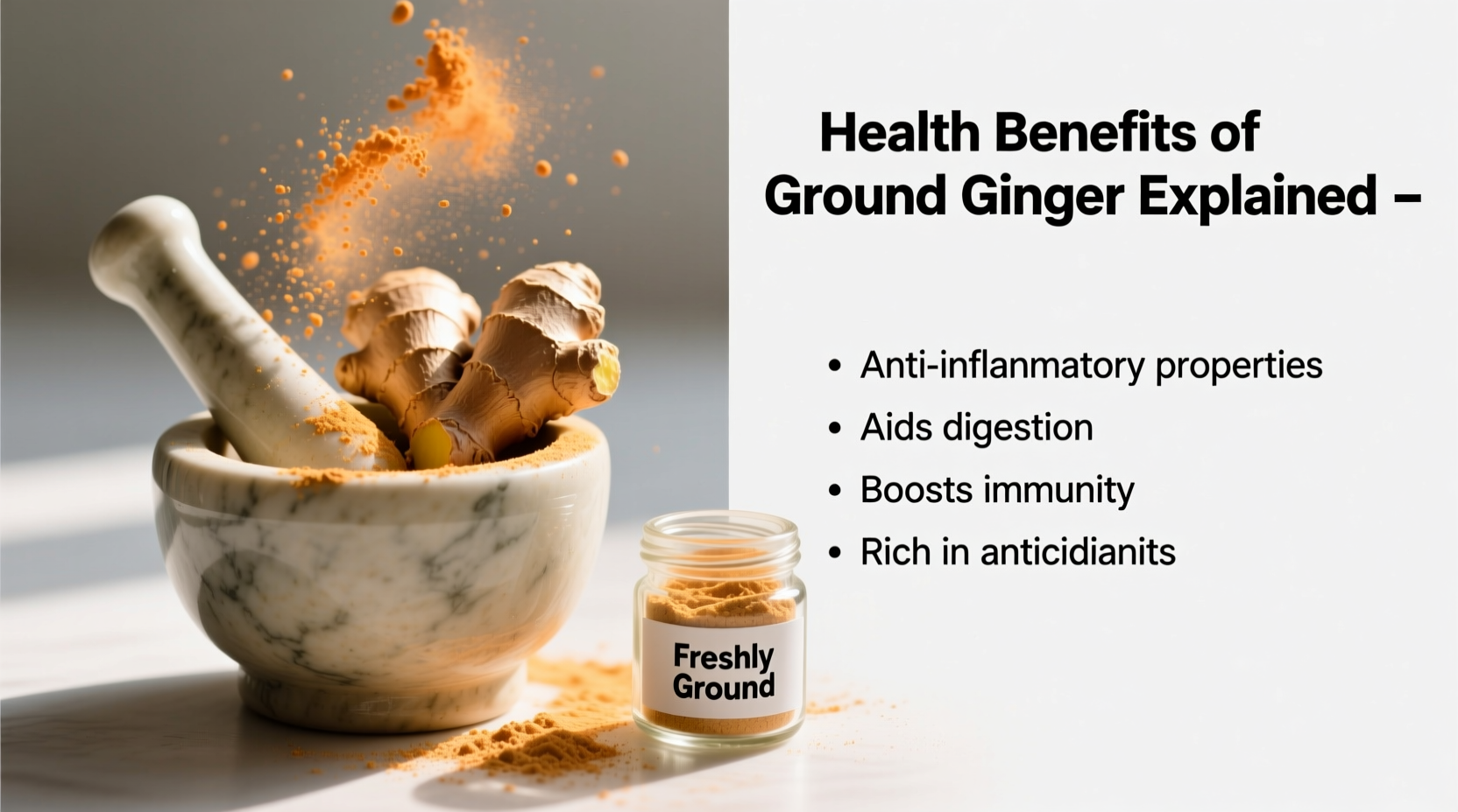 health benefits of ground ginger explained