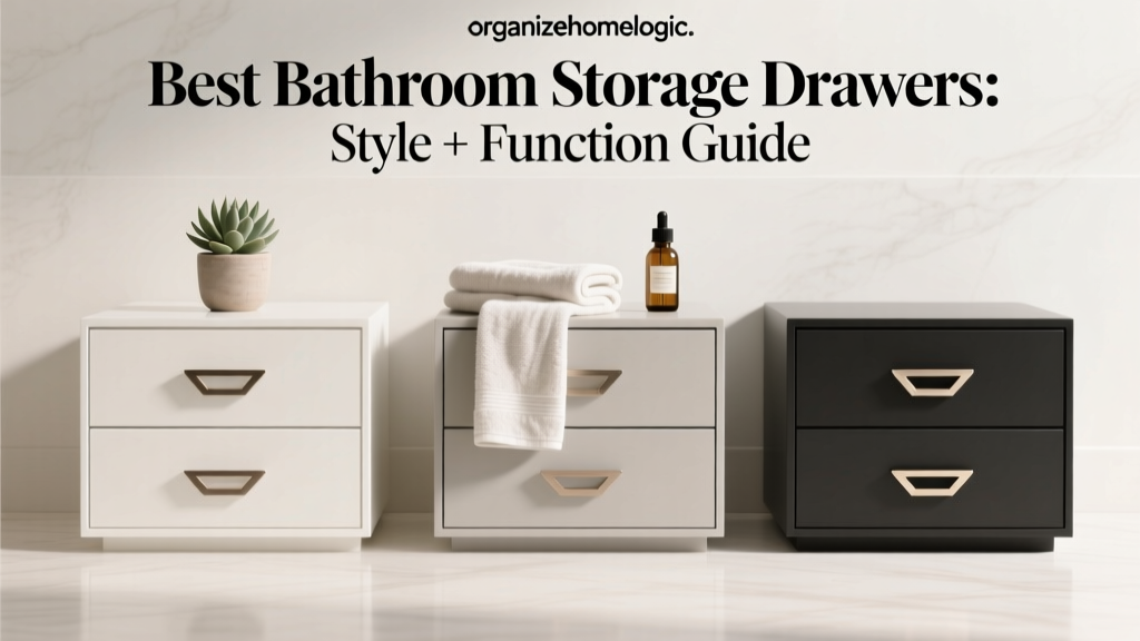 Best Bathroom Storage Drawers: Style + Function Guide