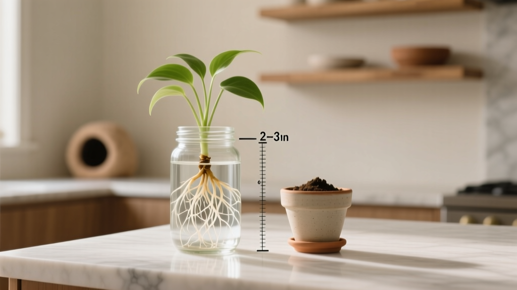 When to Pot Water Propagated Plants Safely with Pets