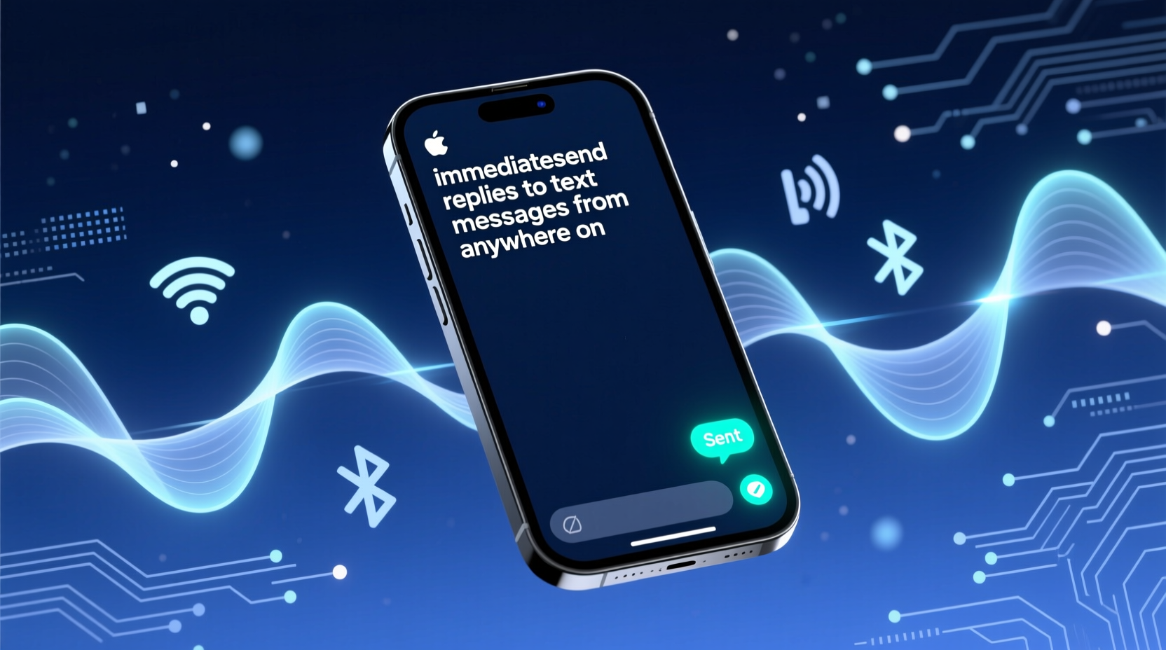 immediatesend replies to text messages from anywhere on