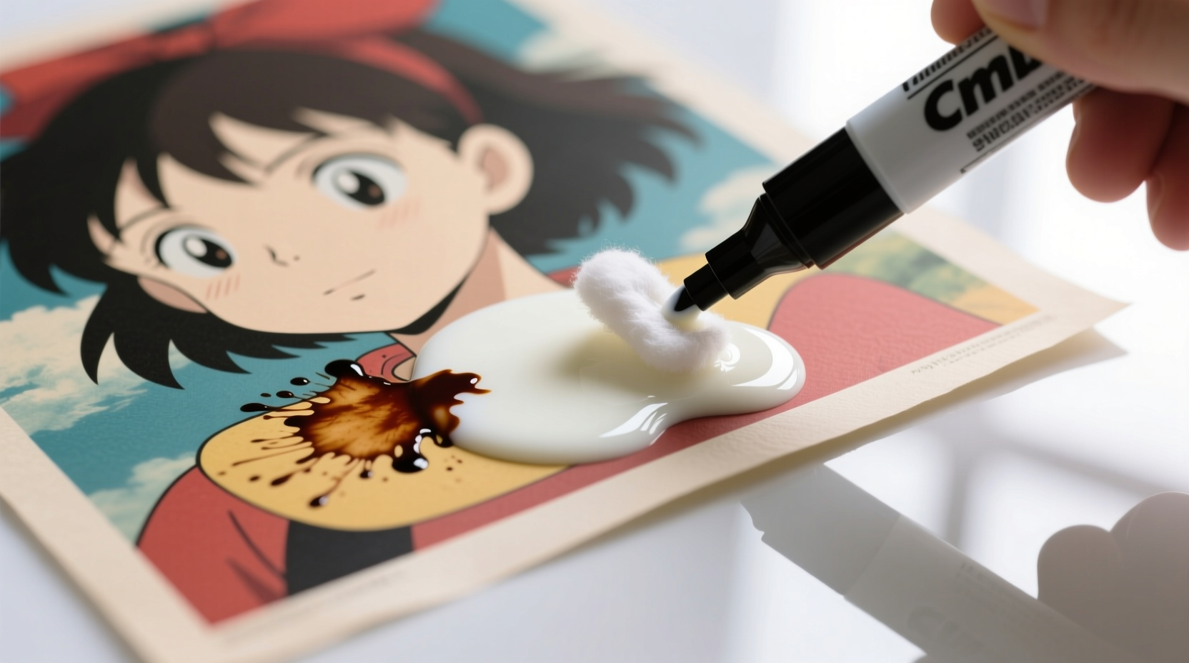 eco friendly cleaning remove permanent marker with milk