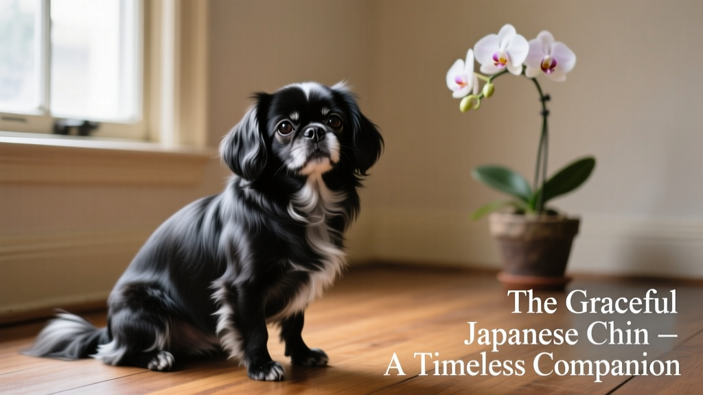 black-and-white japanese chin