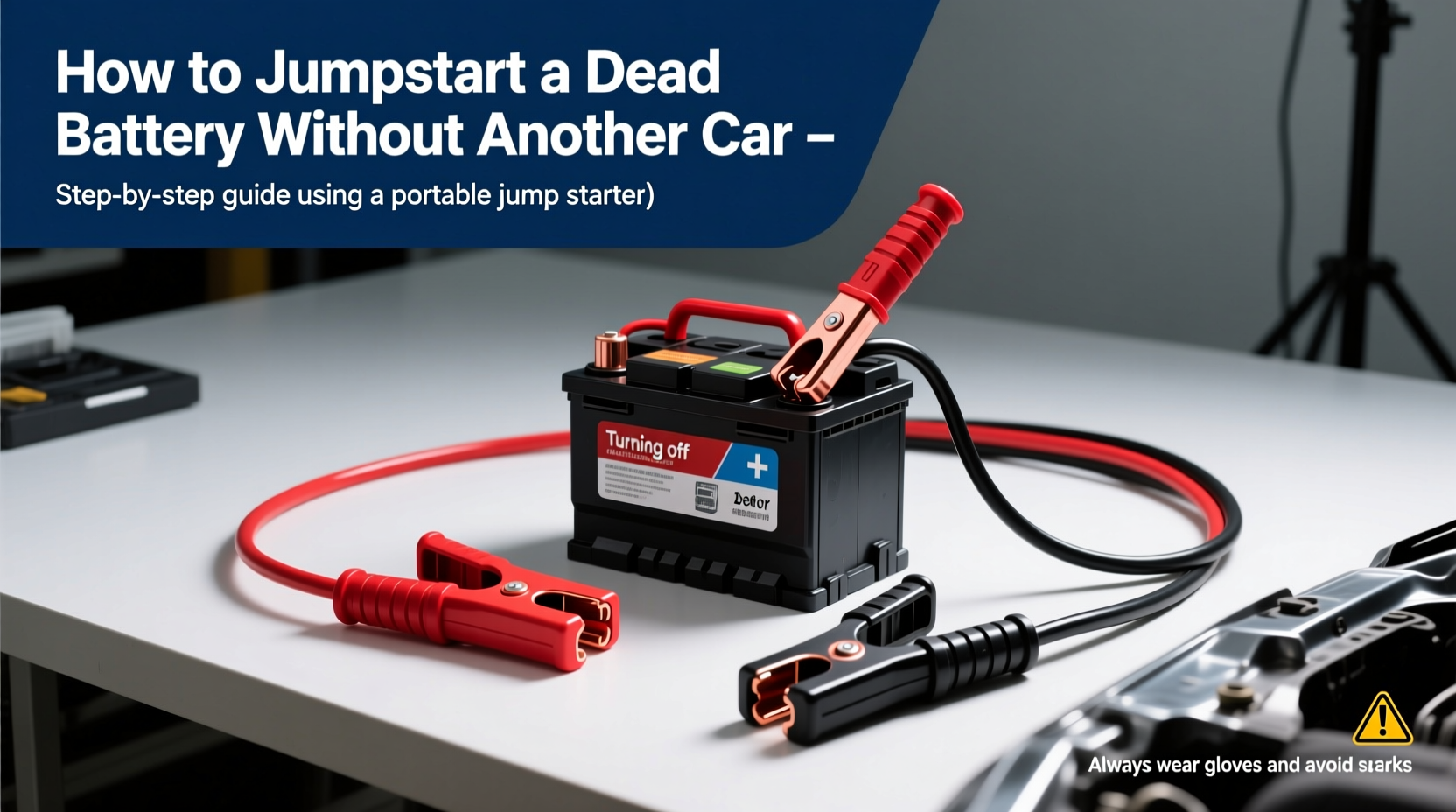 how to jumpstart a dead battery without another car