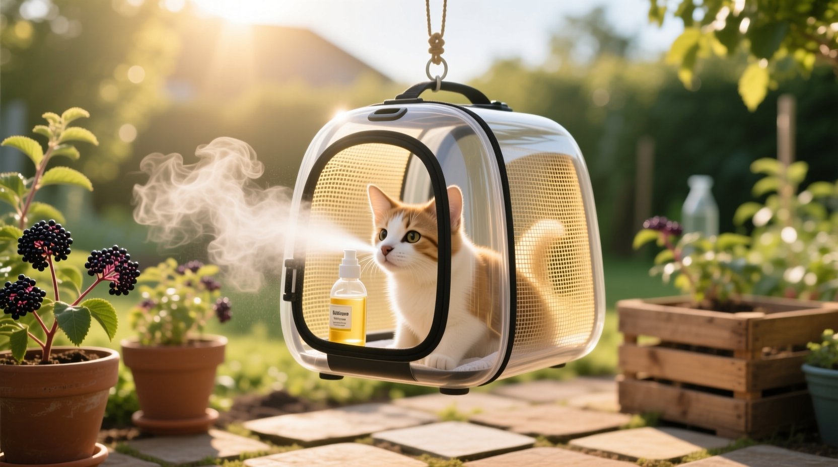 eco friendly cleaning tips sanitize pet carrier mesh