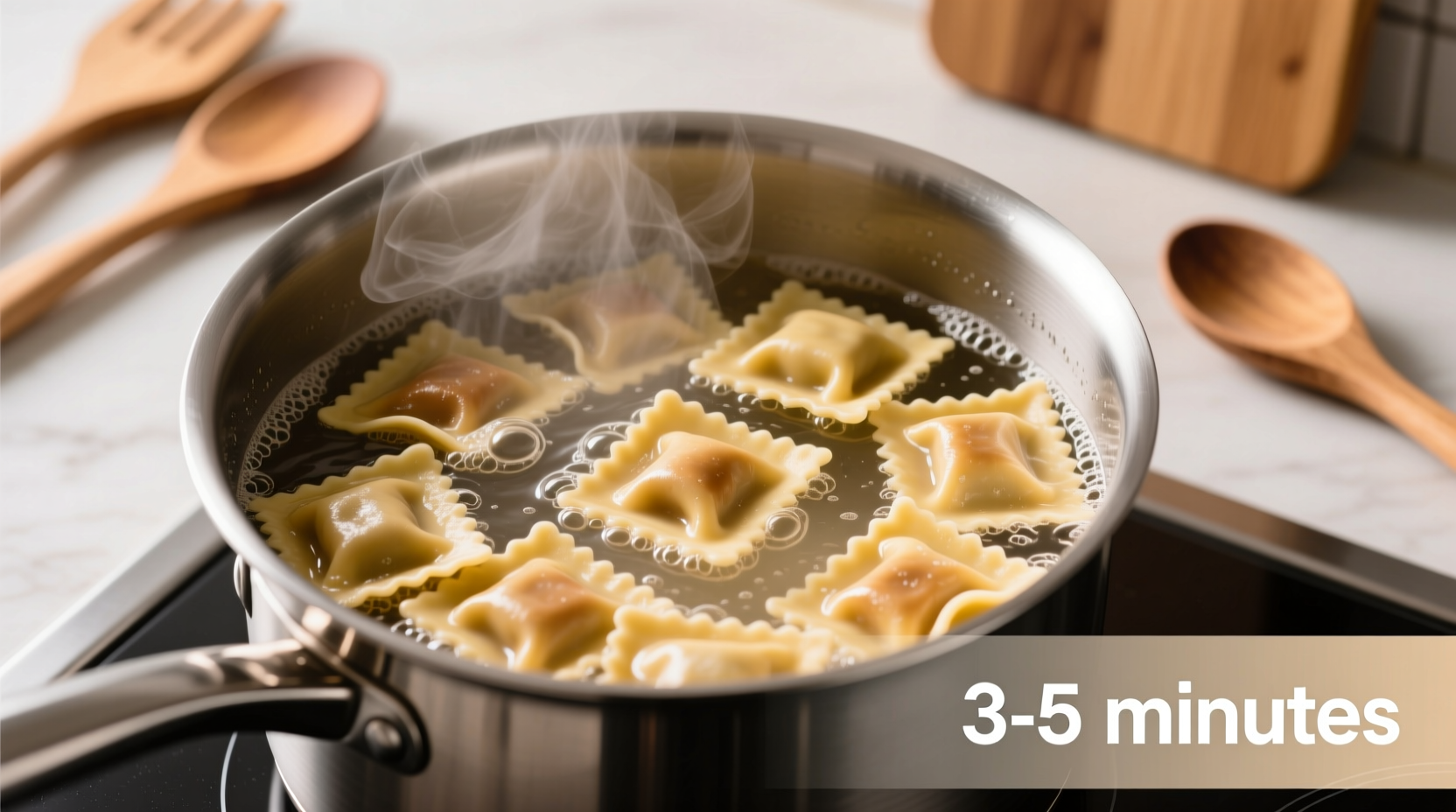 how long to cook frozen ravioli