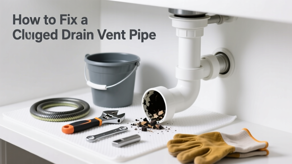 How to Fix a Clogged Drain Vent Pipe