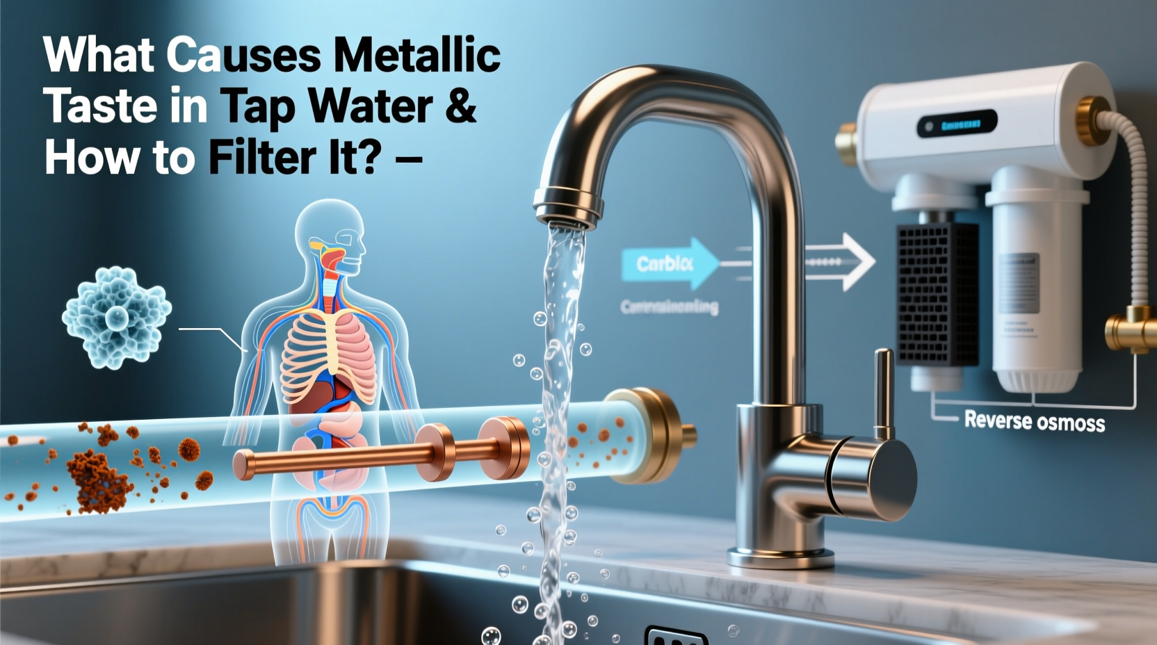 What Causes That Metallic Taste In Tap Water And How To Filter It