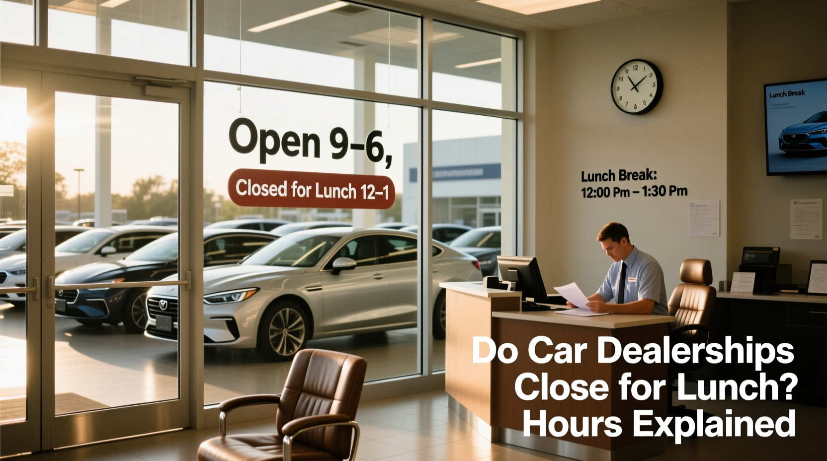 do car dealerships close for lunch