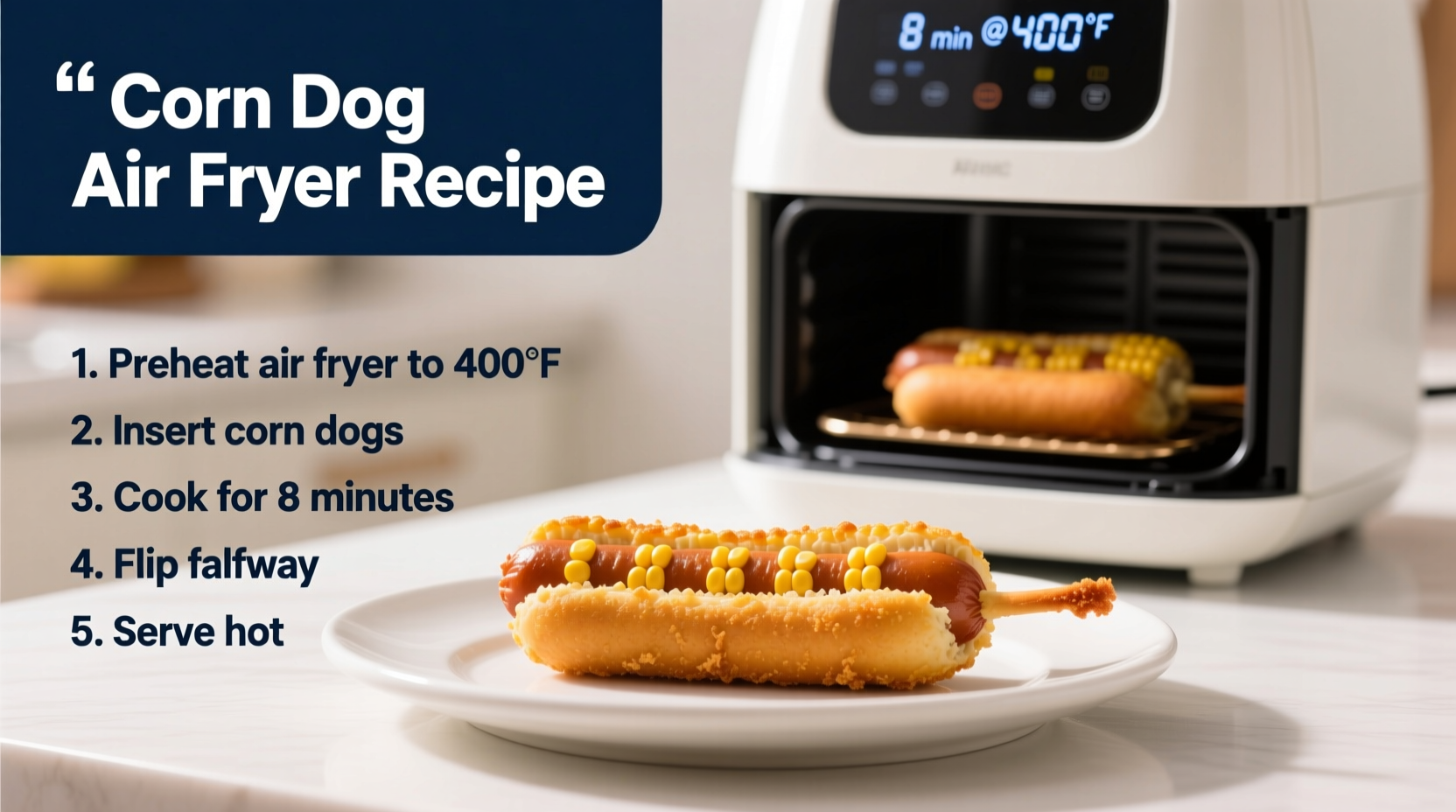 how to cook corn dogs in air fryer