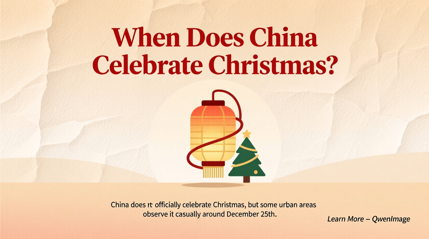 when does china celebrate christmas