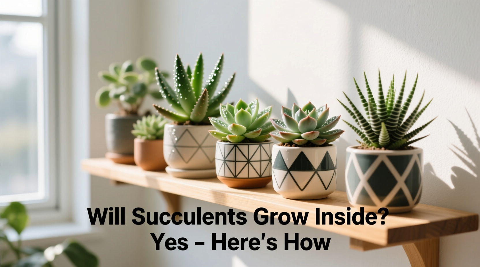 Will Succulents Grow Inside