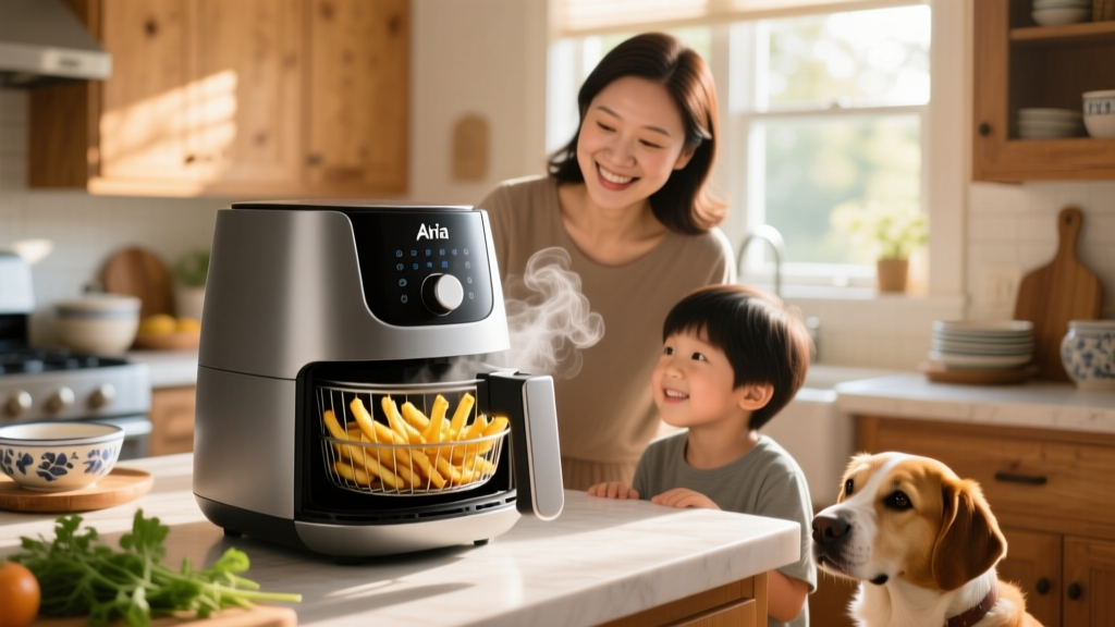 Does the Aria Air Fryer Have a Rotating Basket?