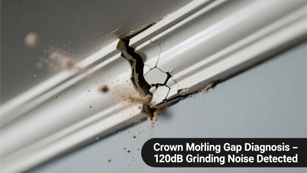 Crown Molding Gap Making Grinding Noise: Quick Diagnosis