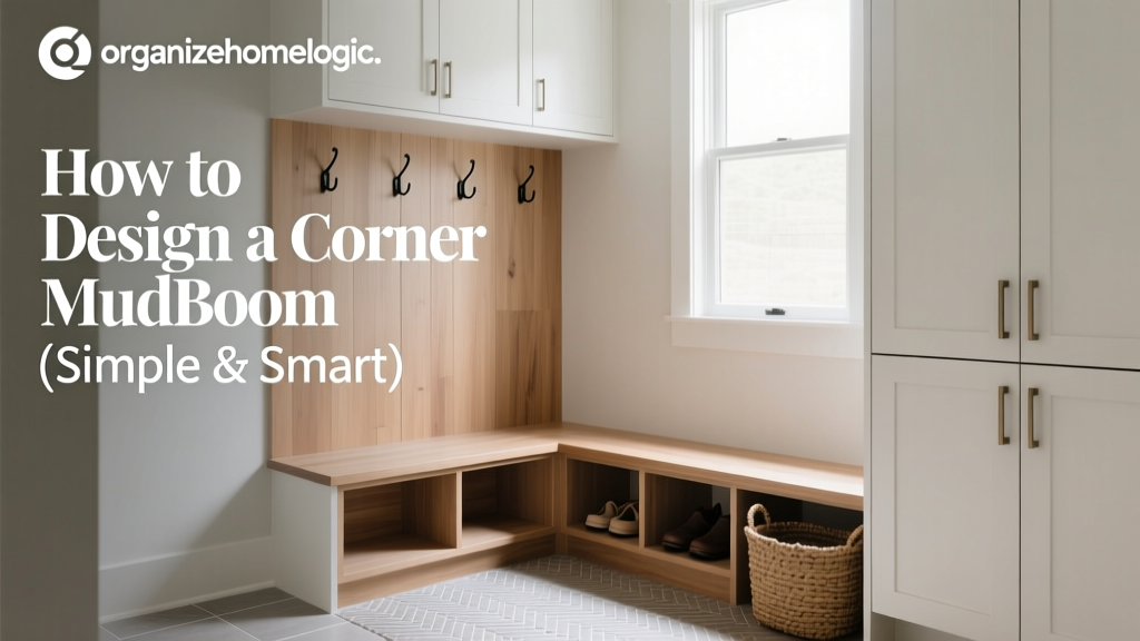 How to Design a Corner Mudroom (Simple & Smart)