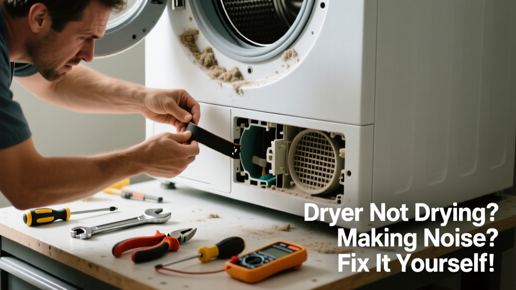 Dryer Not Drying & Making Noise: Fix It Yourself