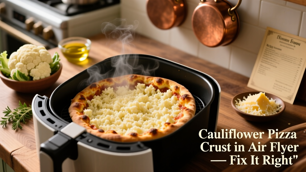 Crispy Air Fryer Cauliflower Pizza Crust Guide