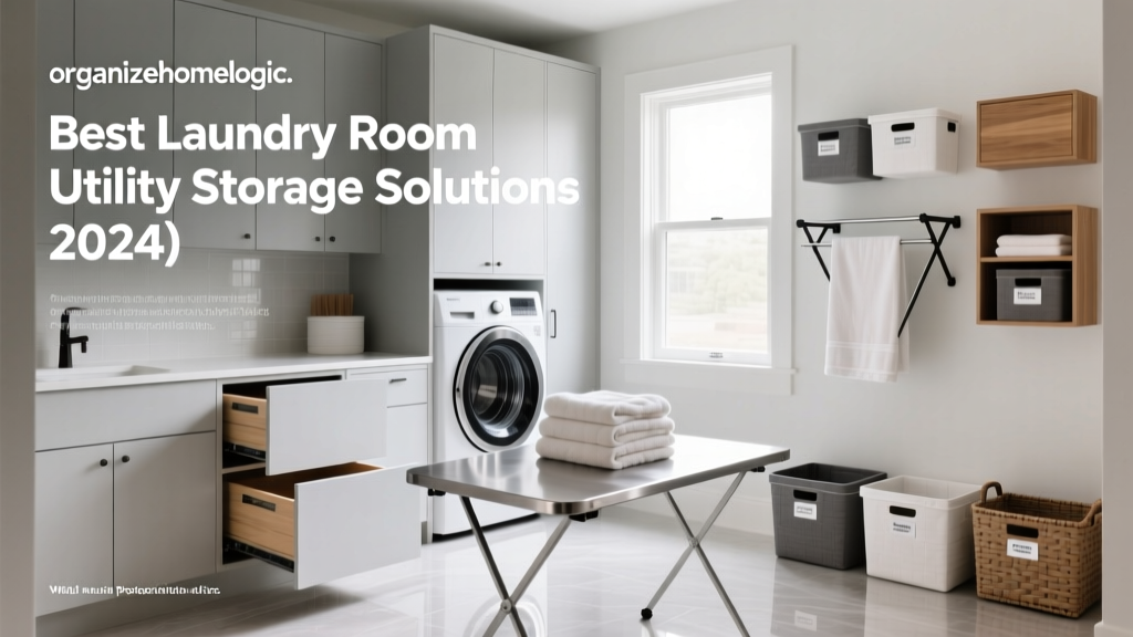 Best Laundry Room Utility Storage Solutions (2024)