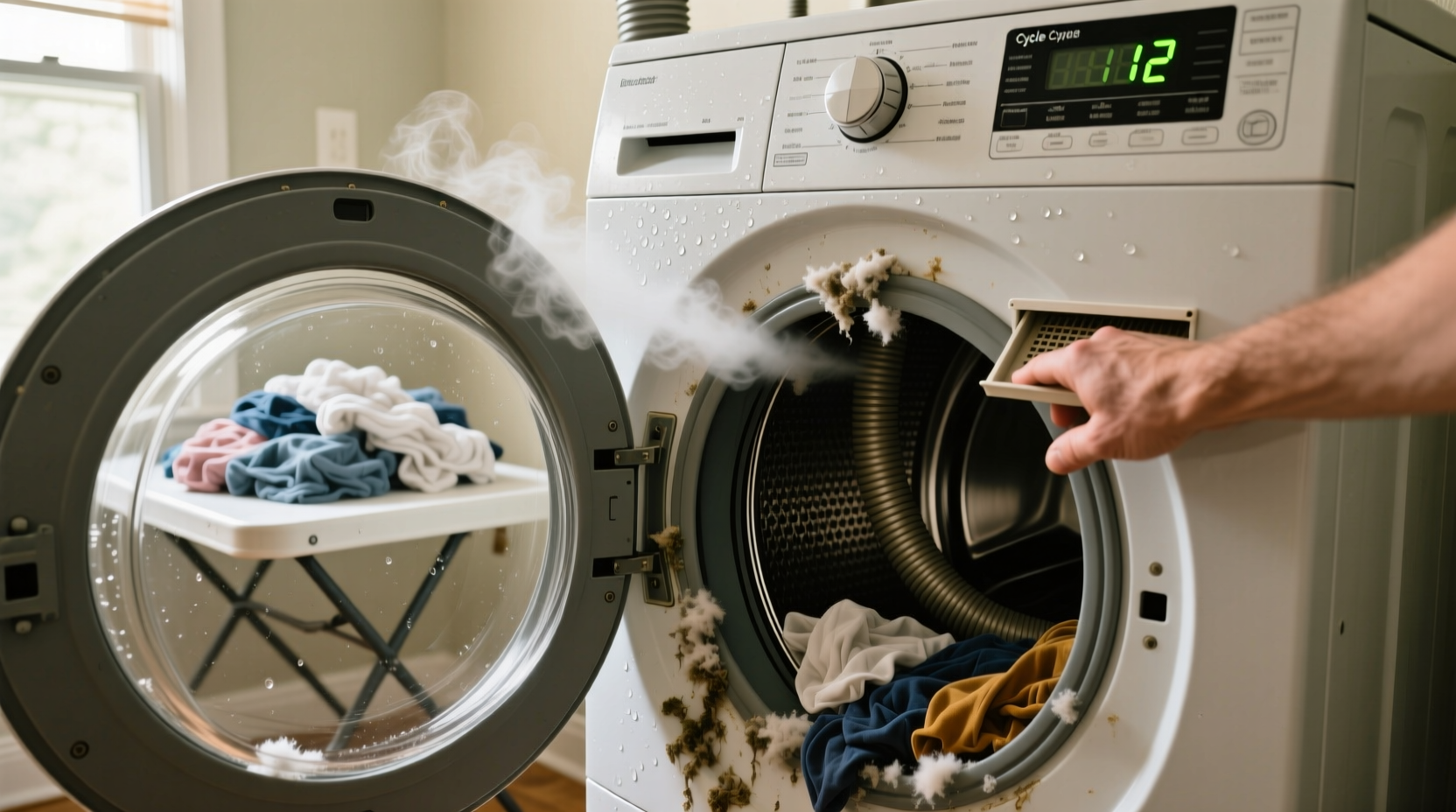 Dryer Taking Multiple Cycles To Drynull