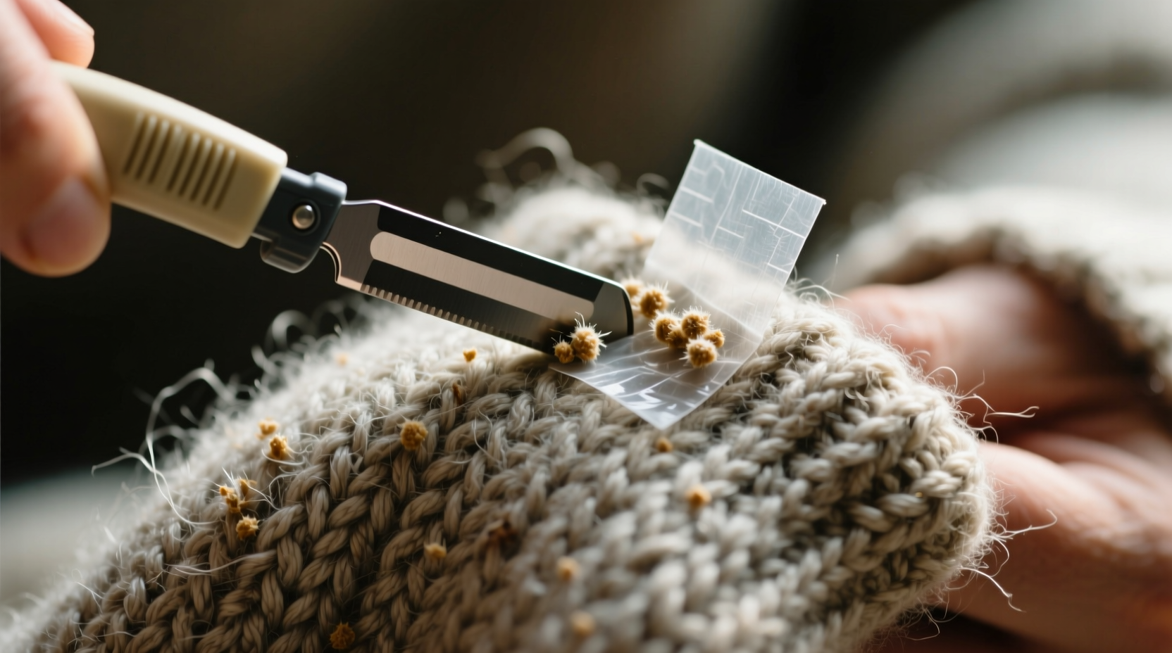 how to revive pilled cashmere sweaters