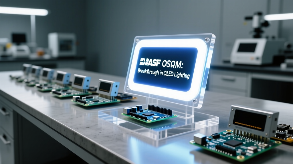 BASF and OSRAM Make a Breakthrough in OLED Lighting: High-Efficiency, Large-Area, and Commercially Viable Panels