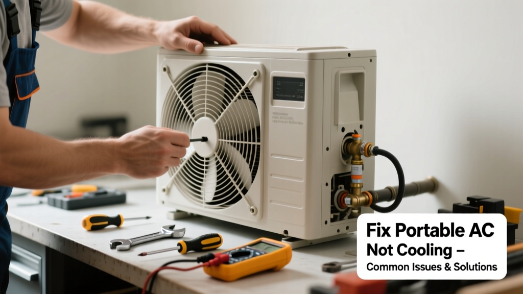 Fix Portable AC Not Cooling & Making Noise