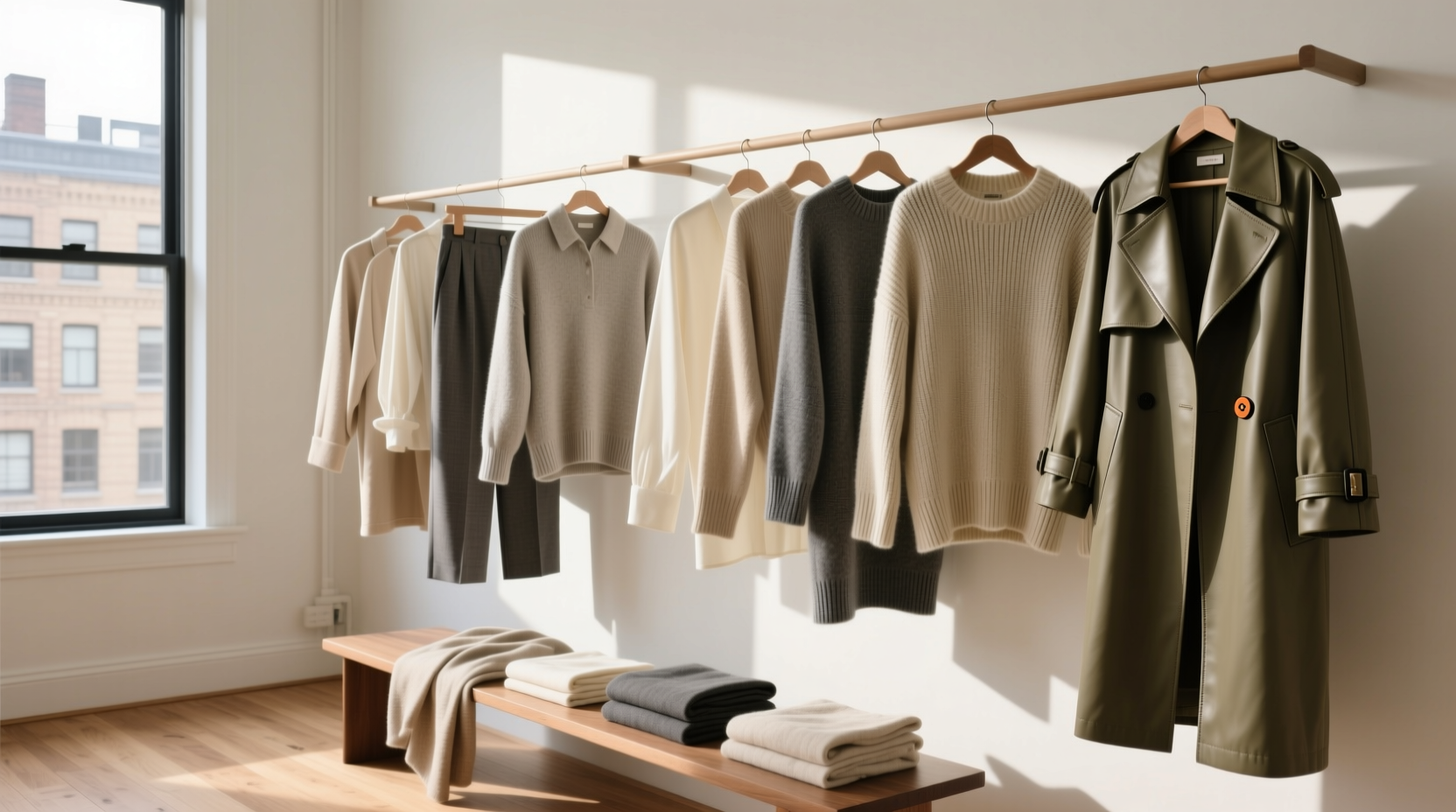 how to create a capsule wardrobe with only neutral colors that dont bore