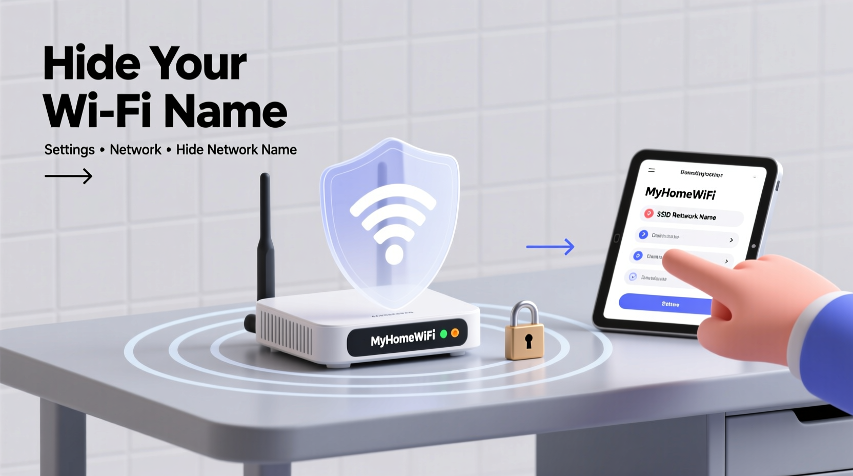 how to make your wifi name invisible to neighbors for extra privacy